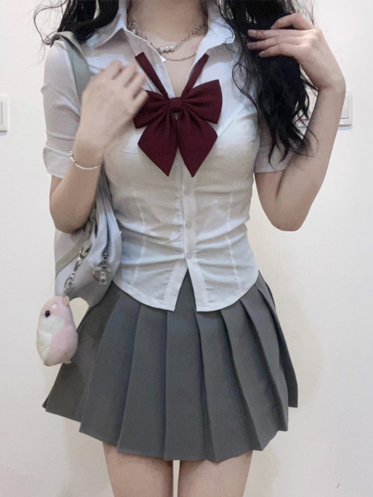 Spring and autumn college-style spicy JK uniform